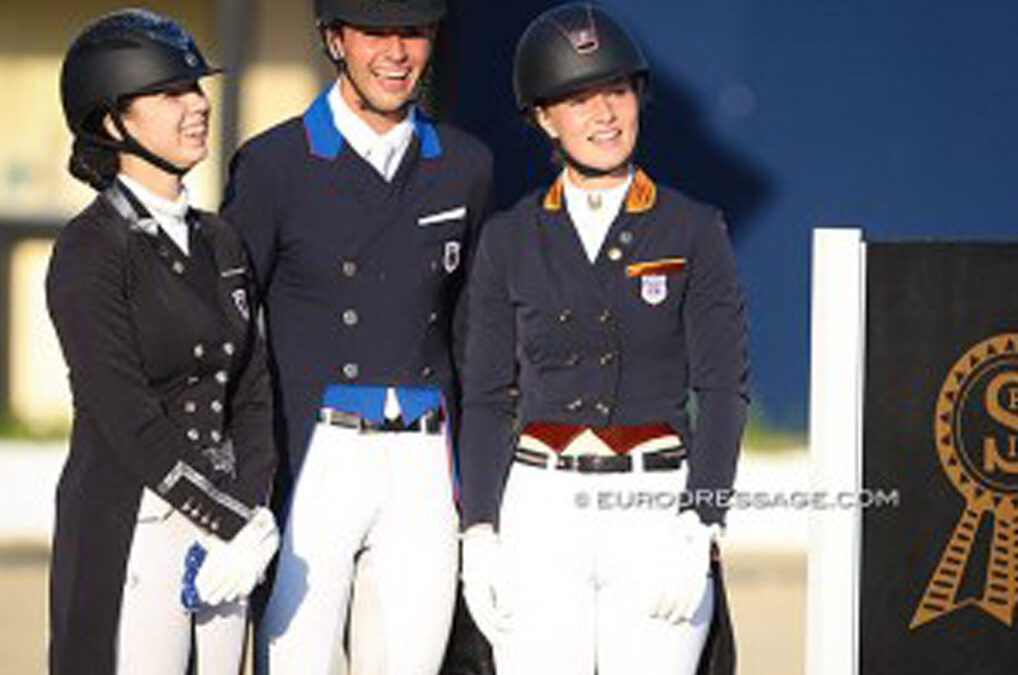 A trio of young riders representing the United States take third place at the CDIO-Y Nations Cup.