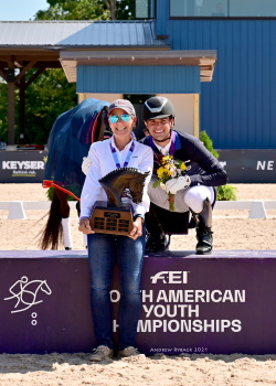 Christian Simonson Awarded Fiona Baan “Pursuit of Excellence” Memorial Trophy