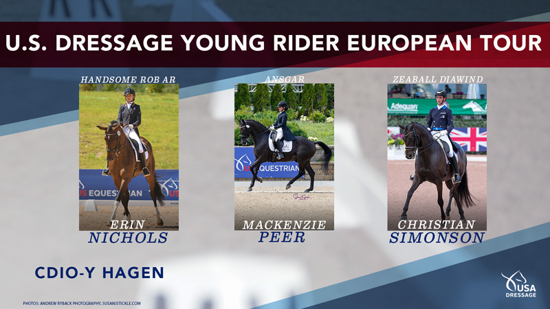 Dressage Combinations Announced For U.S. Young Rider European Tour And Nations Cup France